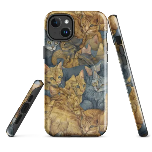 Gilded Purr on a MagSafe Tough Case for iPhone®