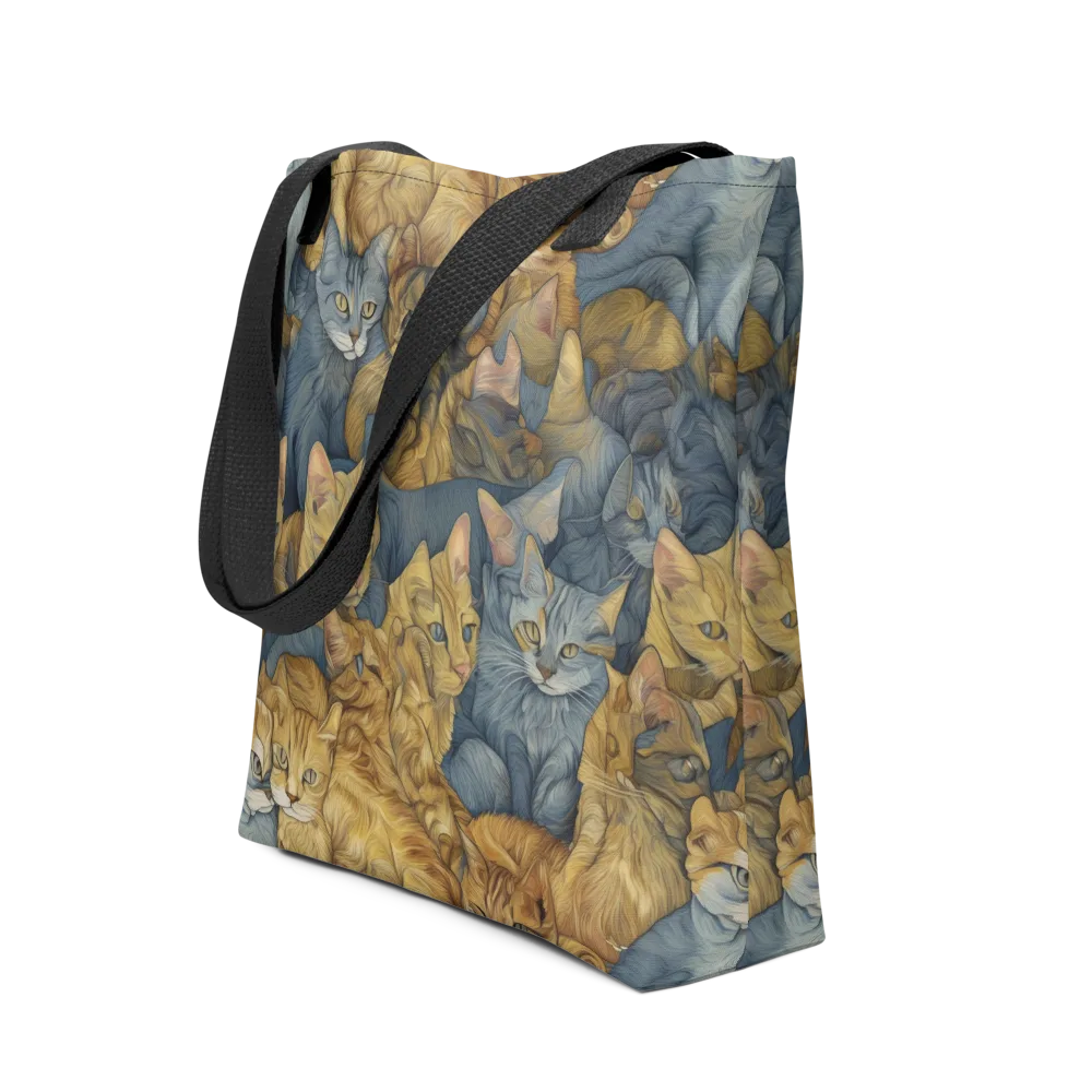 Gilded Purr on Tote Bag — Front