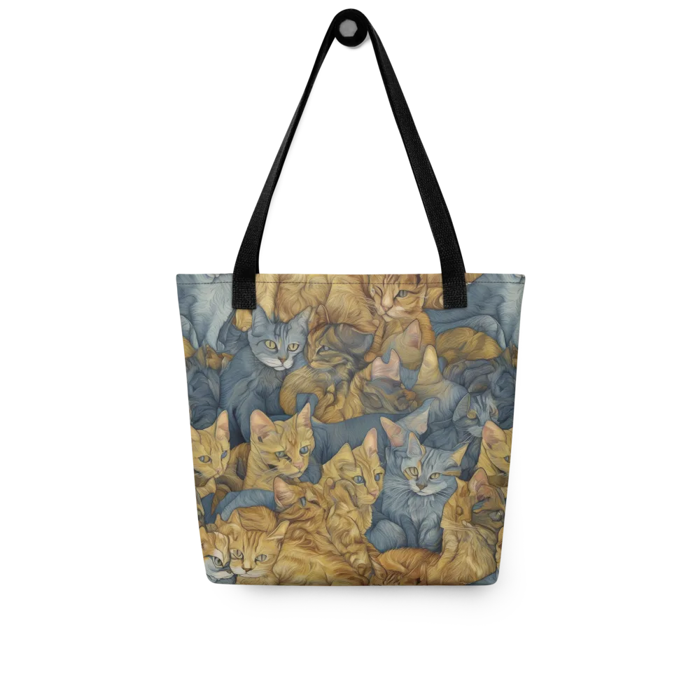 Gilded Purr on Tote Bag — Front