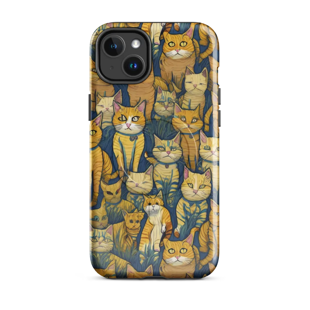 Velvet Cat Parade on MagSafe Tough Case for iPhone® — Front