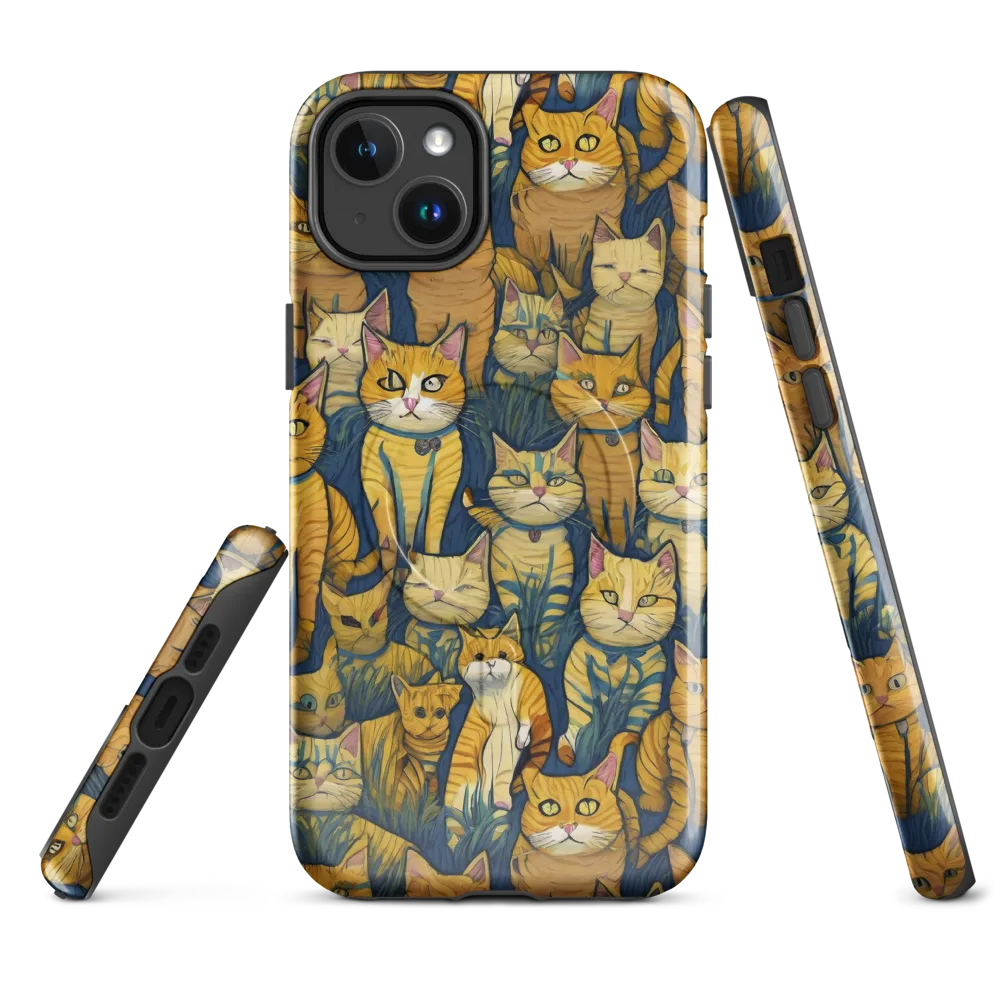 Velvet Cat Parade on MagSafe Tough Case for iPhone® — Front