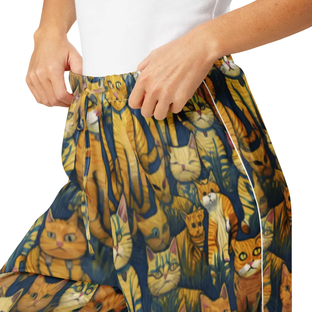 Velvet Cat Parade on Women's Pajama Pants — Product details