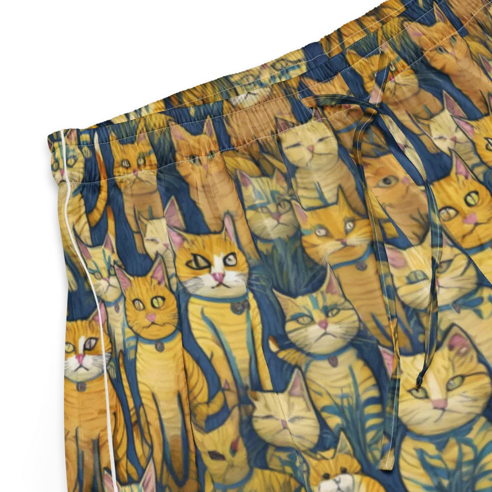 Velvet Cat Parade on Women's Pajama Shorts — Product details