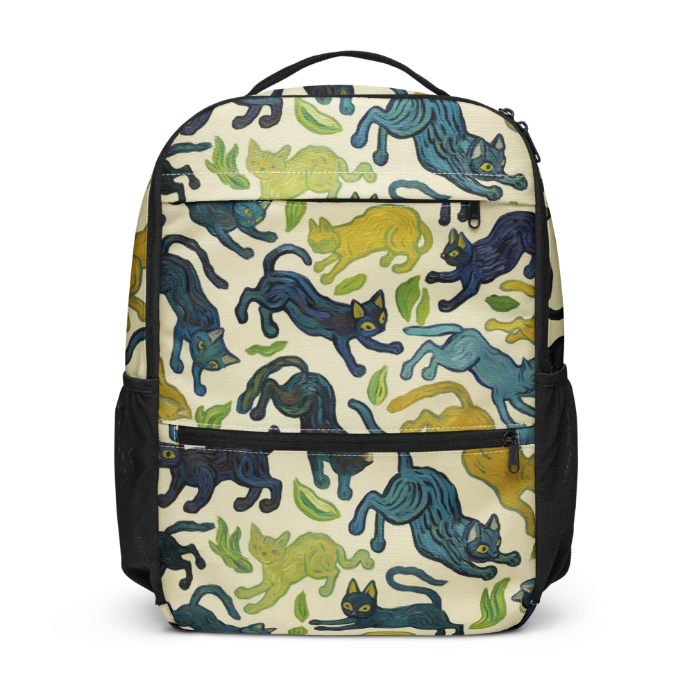 Velvet Alley Cats on Utility Backpack — Front