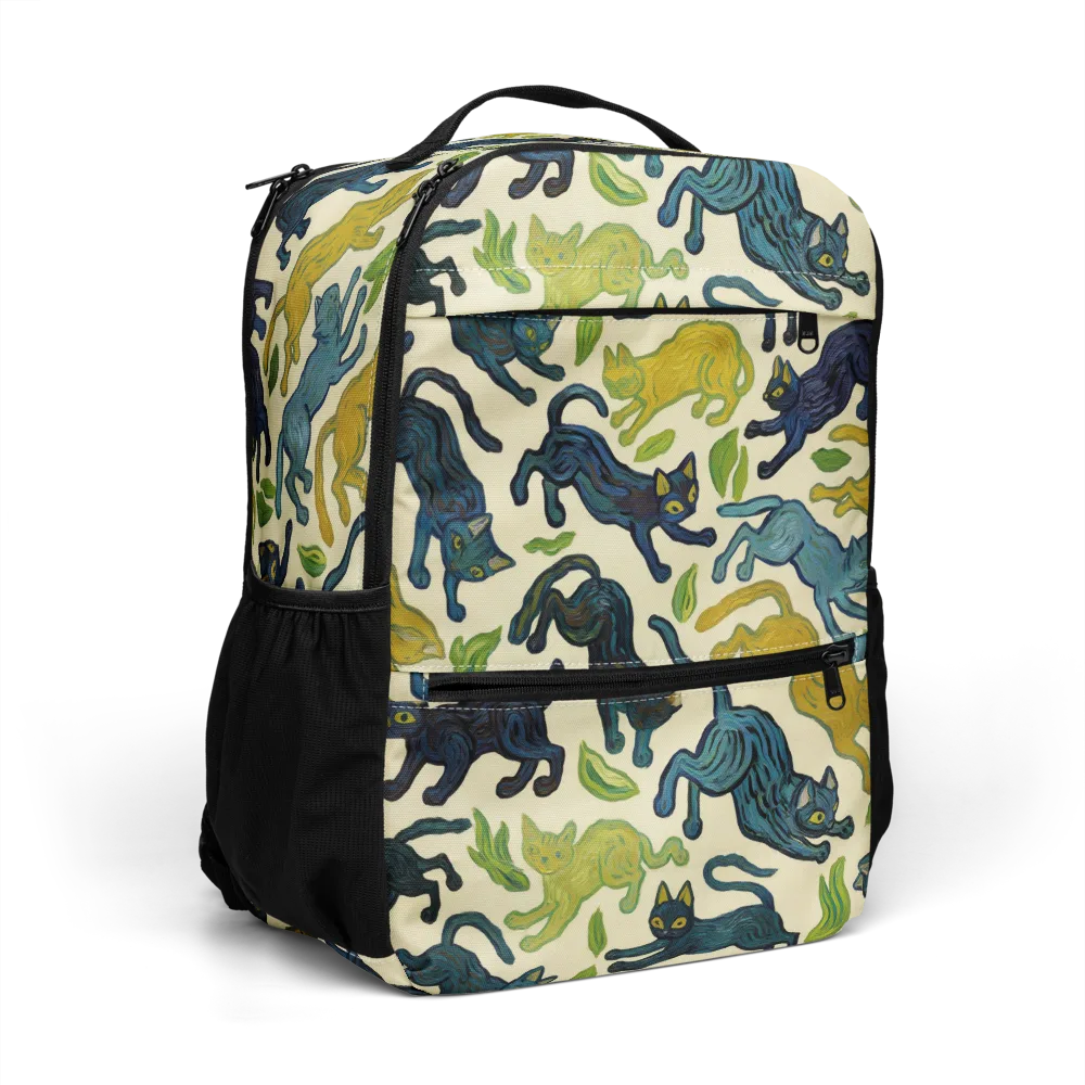 Velvet Alley Cats on Utility Backpack — Right Front