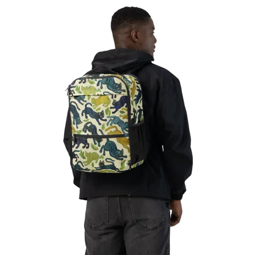 Velvet Alley Cats on a Utility Backpack
