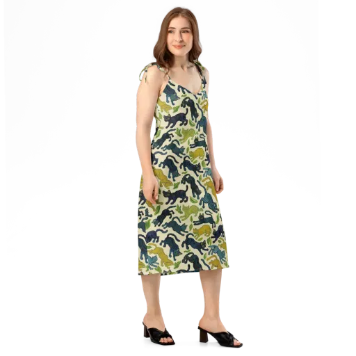 Velvet Alley Cats on a Slip Dress