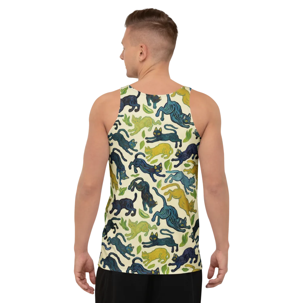 Velvet Alley Cats on Men's Tank Top — Back