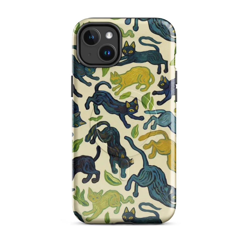 Velvet Alley Cats on MagSafe Tough Case for iPhone® — Front