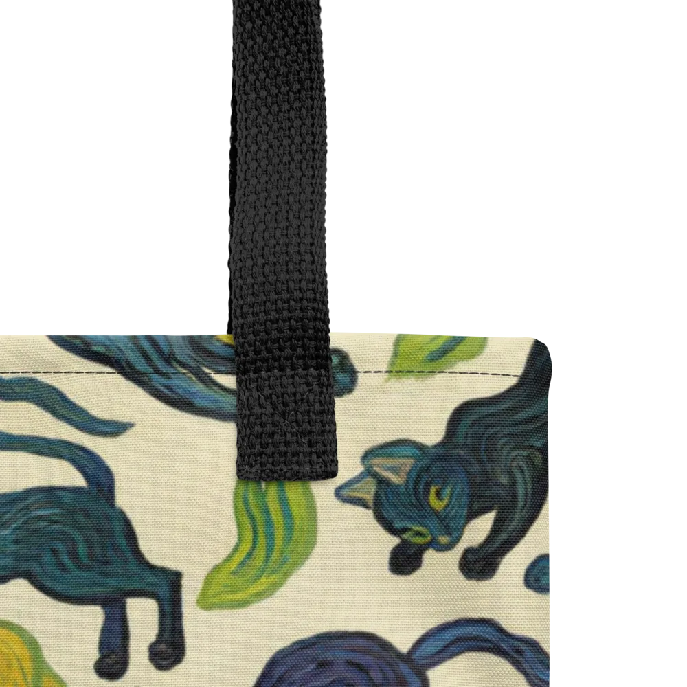 Velvet Alley Cats on Tote Bag — Product details