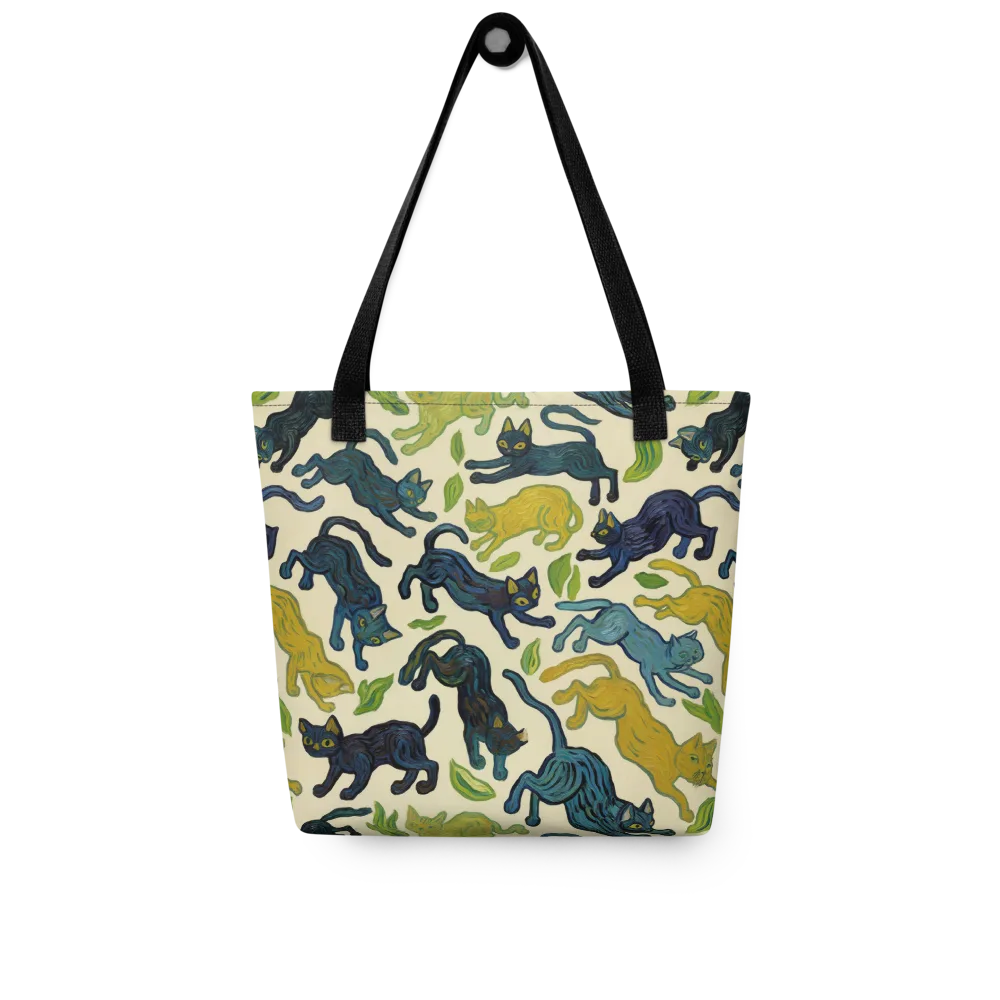 Velvet Alley Cats on Tote Bag — Front
