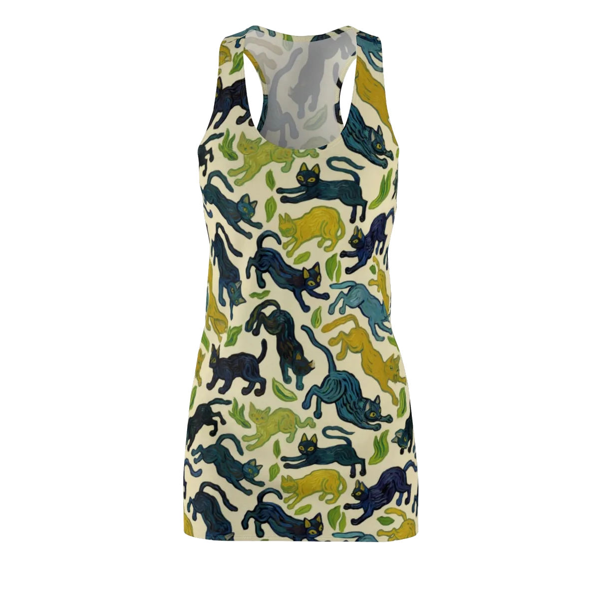 Velvet Alley Cats on Racerback Dress — Front