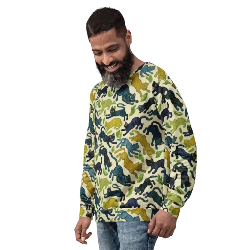 Velvet Alley Cats on a Sweatshirt