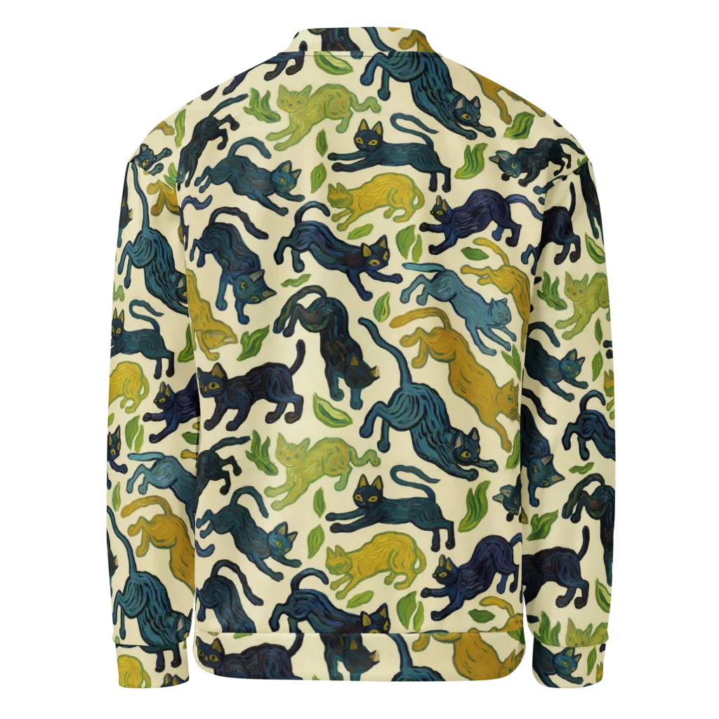 Velvet Alley Cats on Bomber Jacket — Back