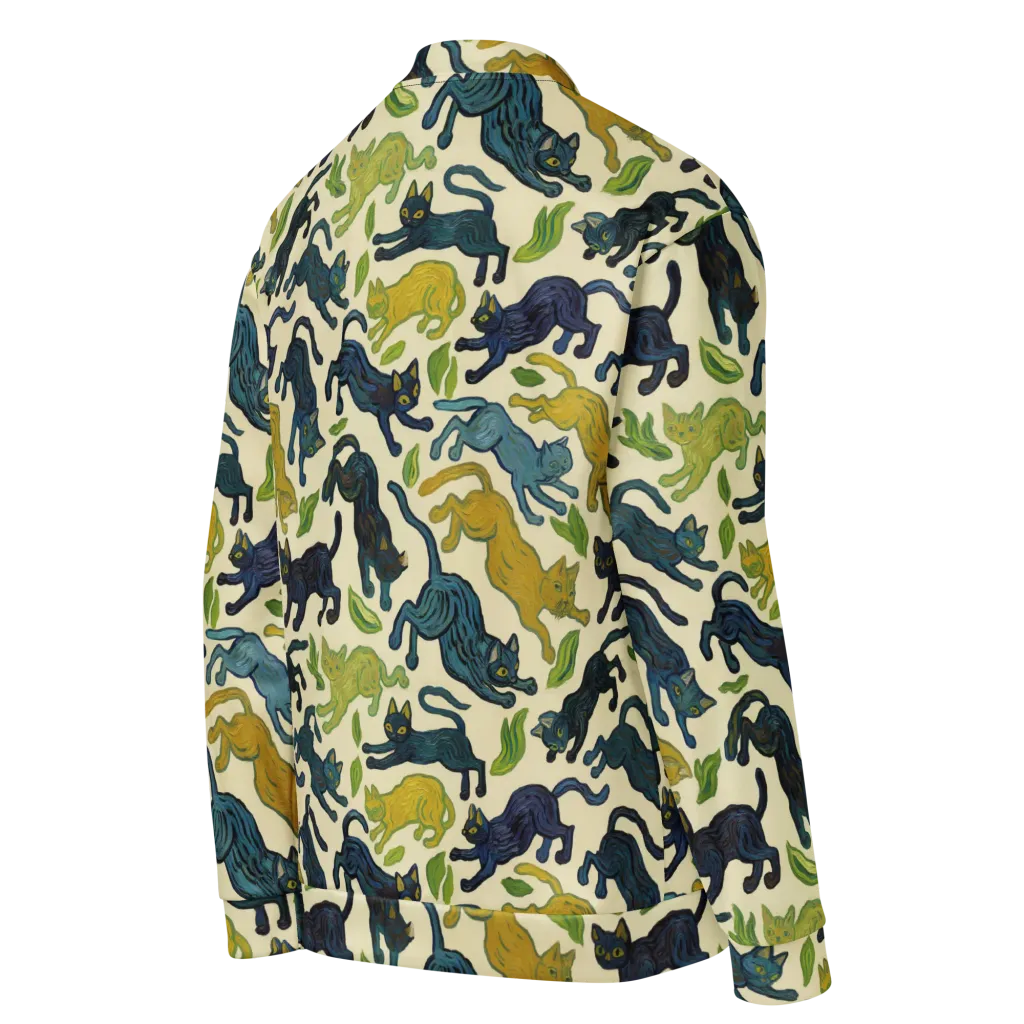 Velvet Alley Cats on Bomber Jacket — Right Back