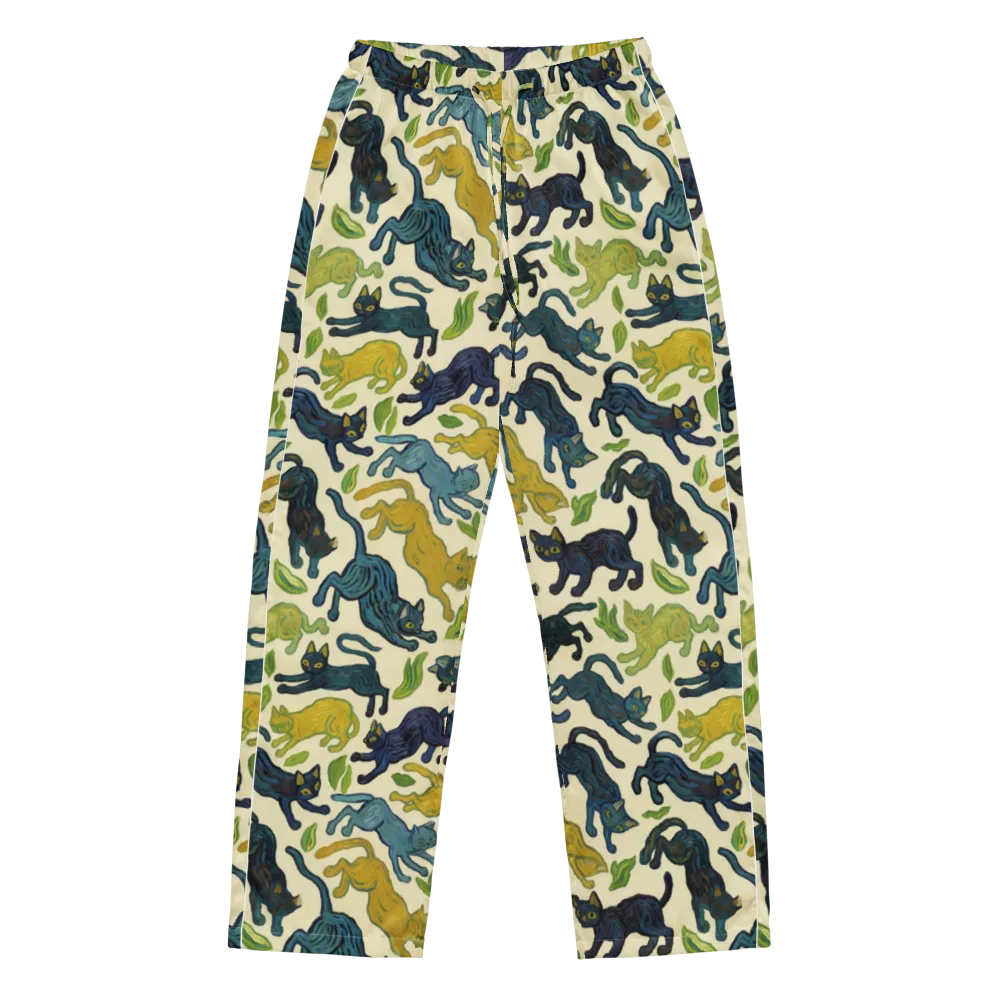Velvet Alley Cats on Women's Pajama Pants — Front