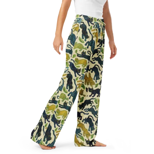 Velvet Alley Cats on a Women's Pajama Pants