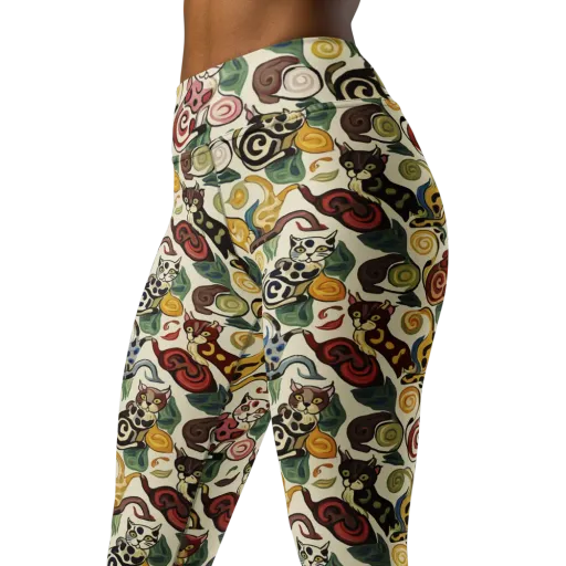 Spiral Prowl on a Yoga Leggings