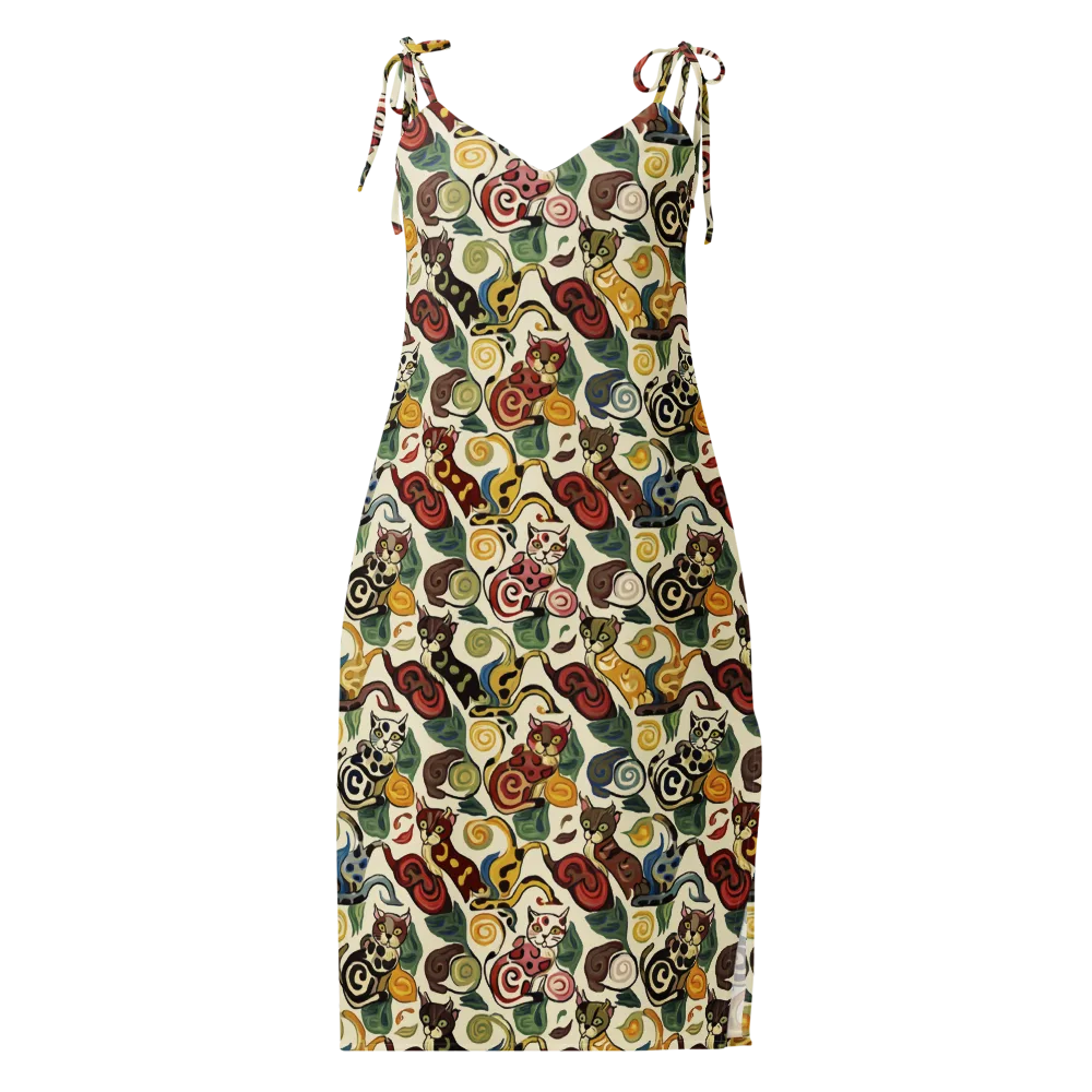 Spiral Prowl on Slip Dress — Front