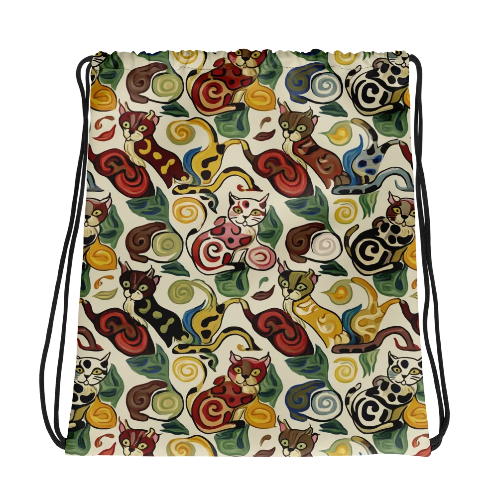 Spiral Prowl on Drawstring Bag — Photo