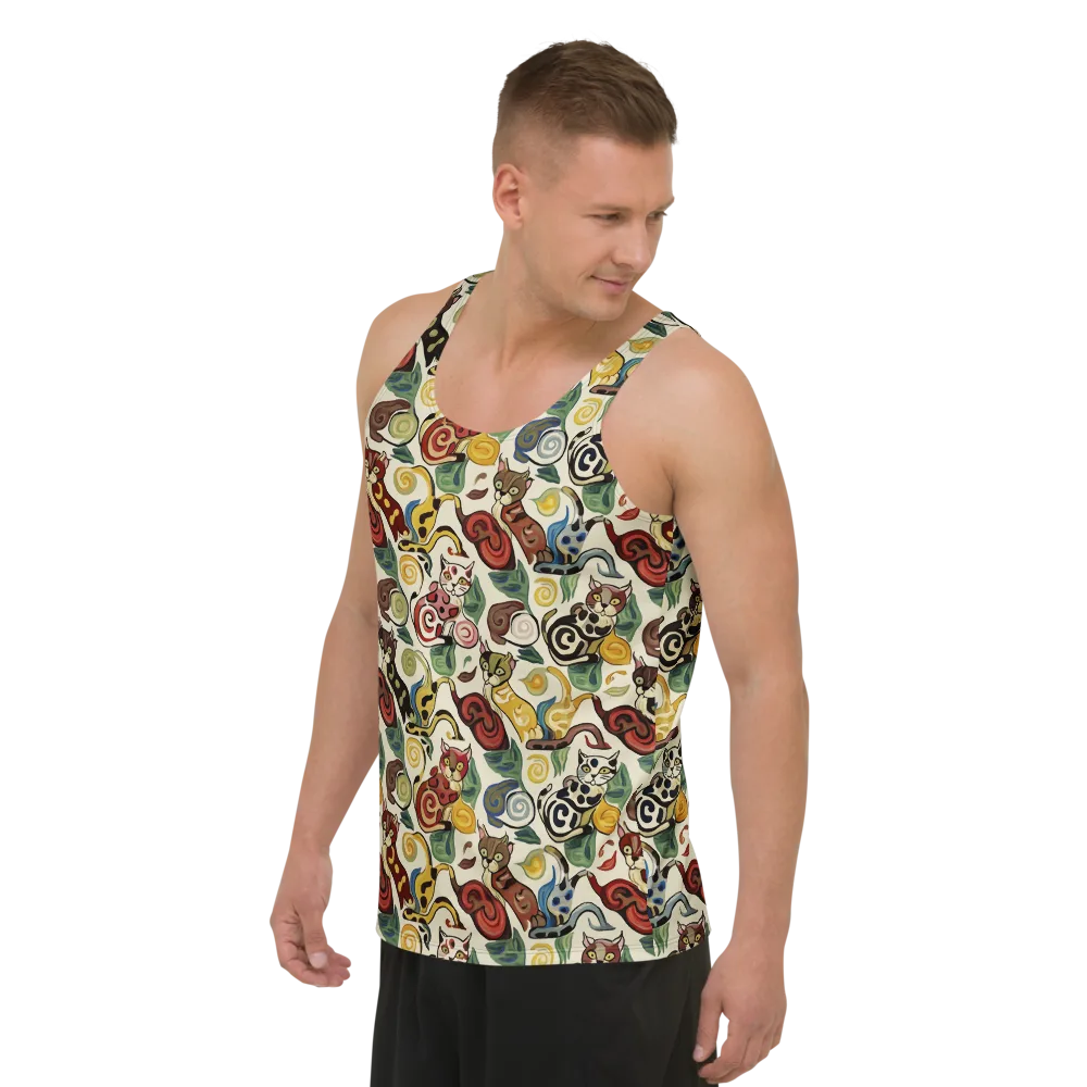 Spiral Prowl on Men's Tank Top — Left Front