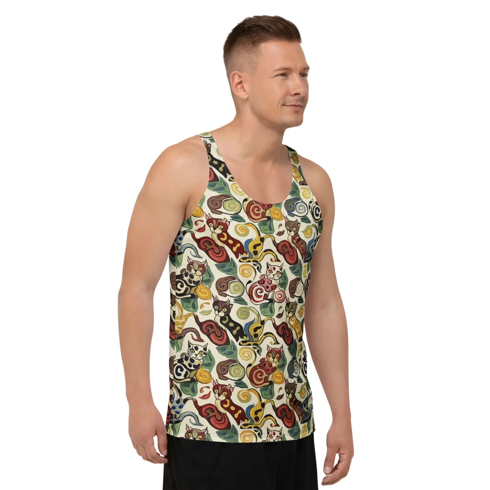 Spiral Prowl on Men's Tank Top — Right Front