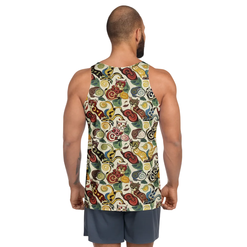 Spiral Prowl on Men's Tank Top — Back