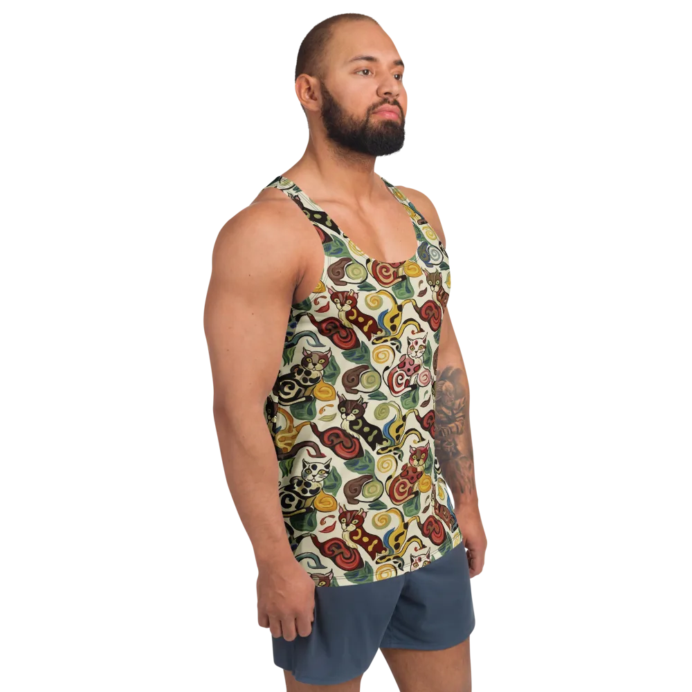 Spiral Prowl on Men's Tank Top — Right Front