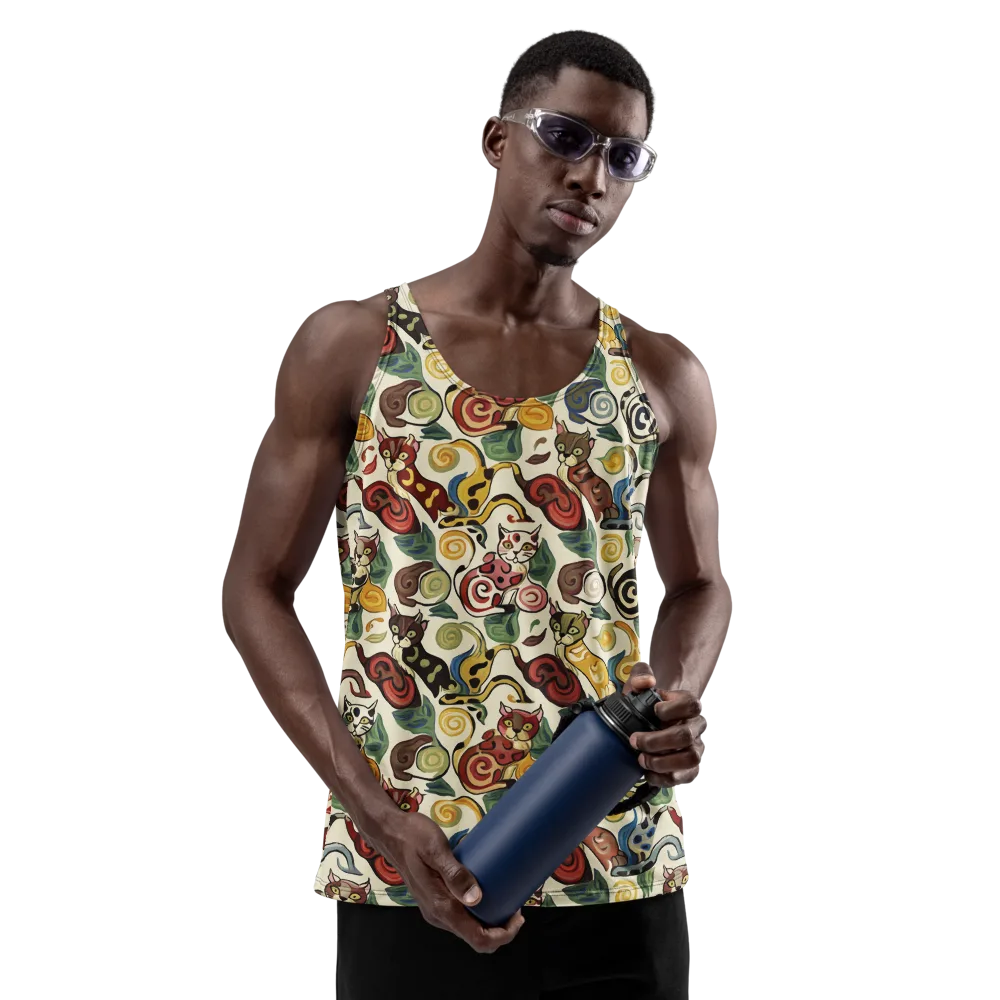 Spiral Prowl on Men's Tank Top — Front