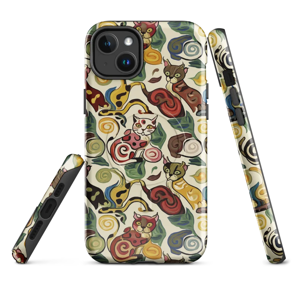 Spiral Prowl on MagSafe Tough Case for iPhone® — Front