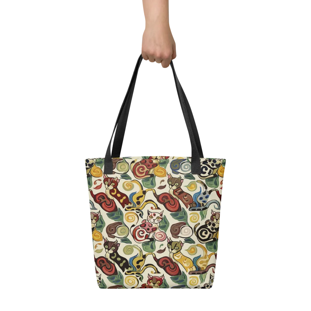 Spiral Prowl on Tote Bag — Front