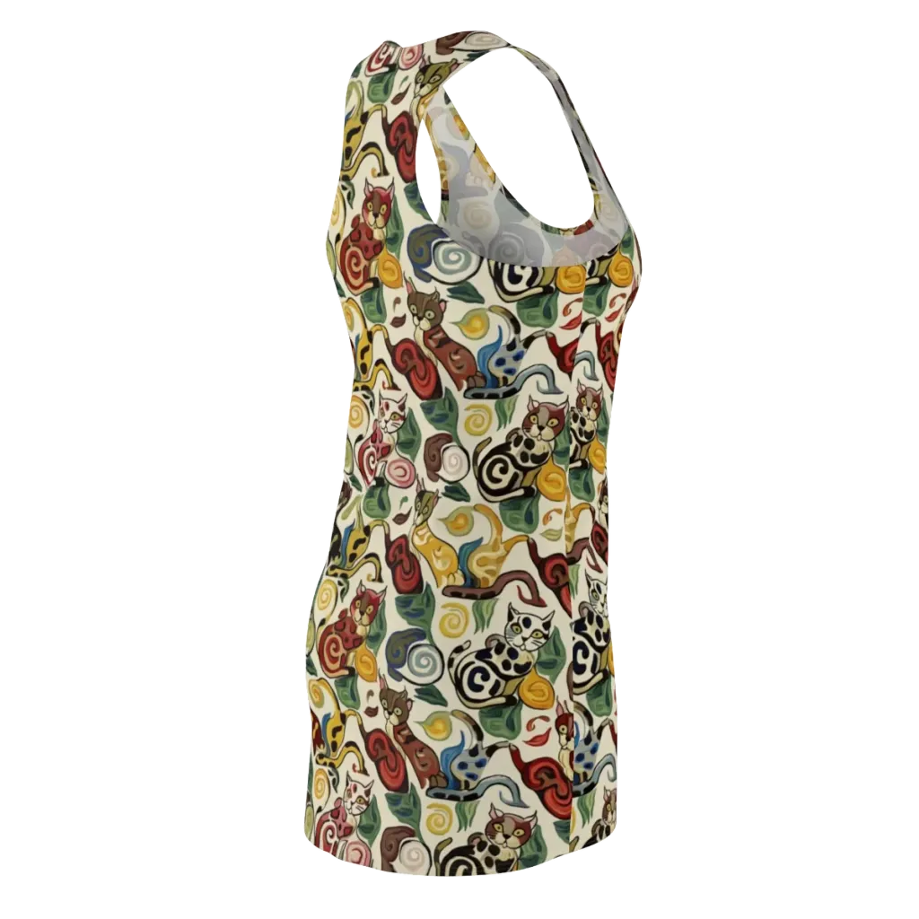 Spiral Prowl on Racerback Dress — Back Side