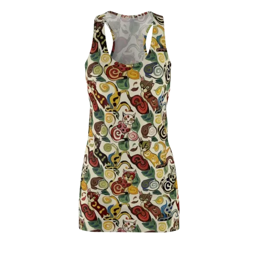 Spiral Prowl on a Racerback Dress