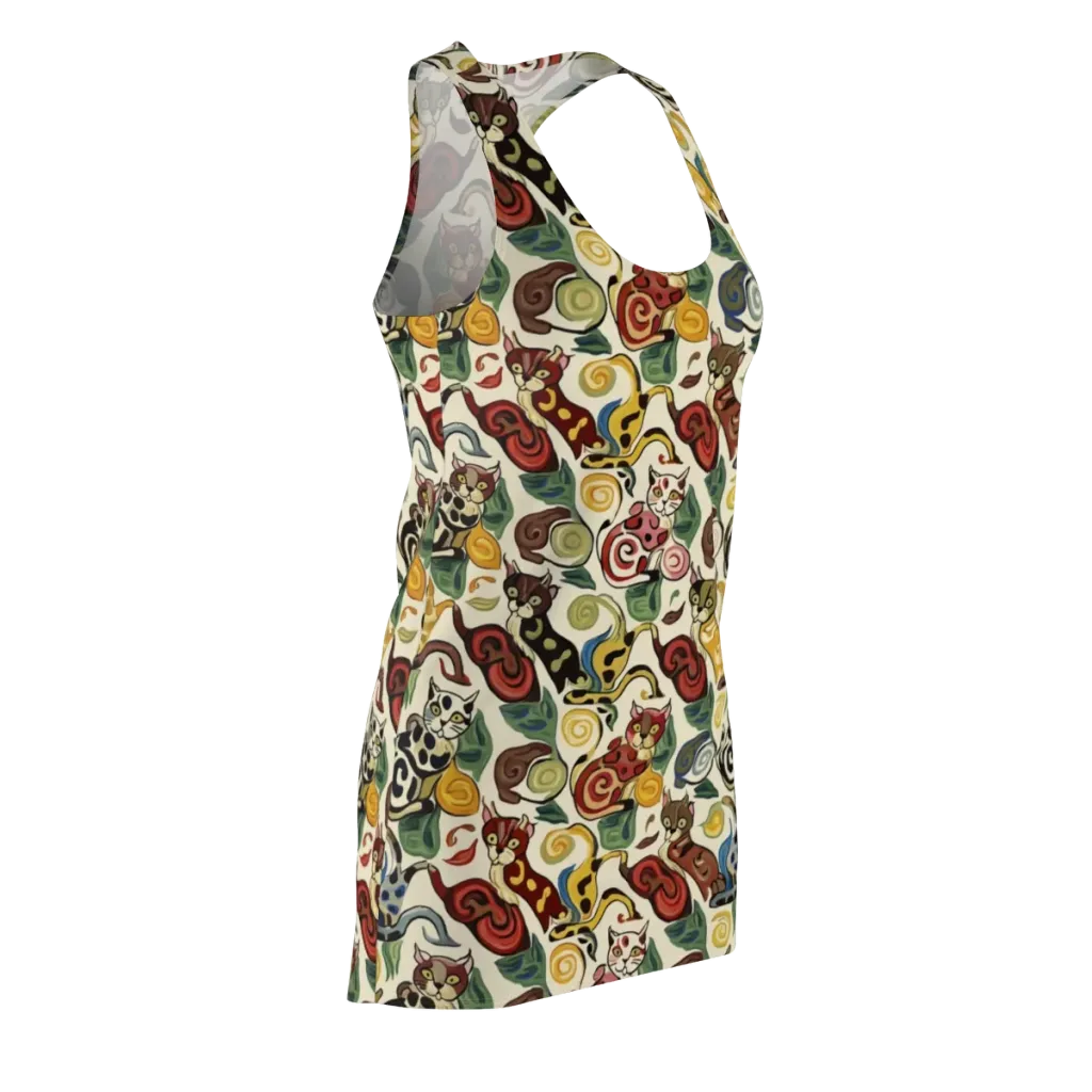 Spiral Prowl on Racerback Dress — Front Side