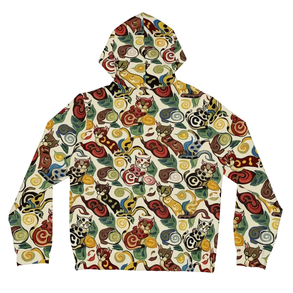 Spiral Prowl on Women's Full-Zip Hoodie — Back