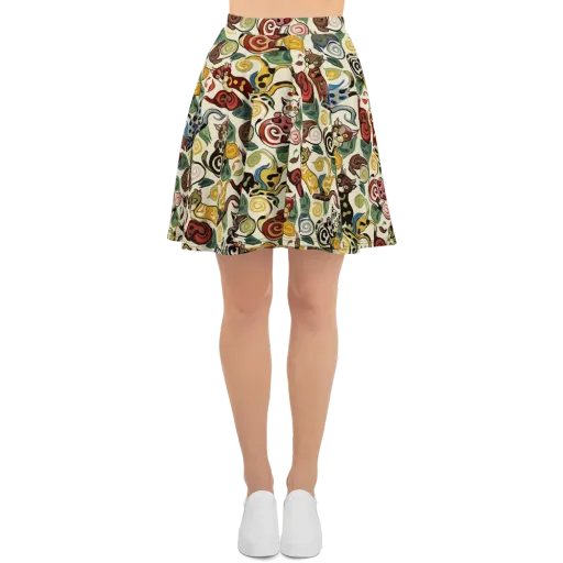 Spiral Prowl on a Skater Skirt