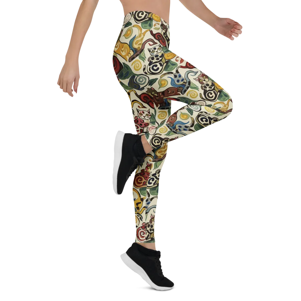 Spiral Prowl on Leggings — Right