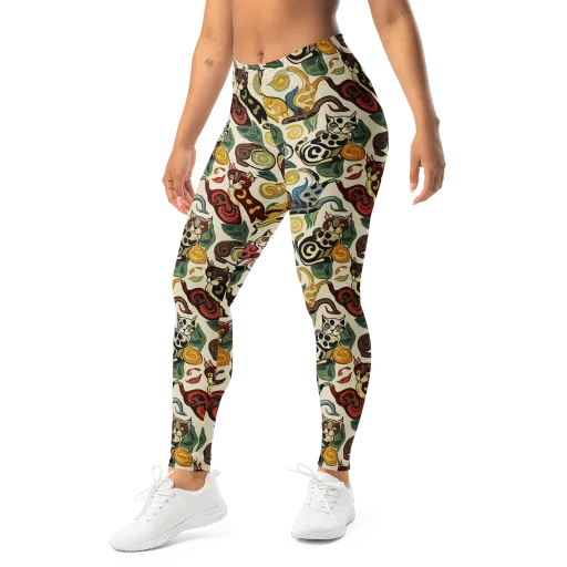 Spiral Prowl on a Leggings