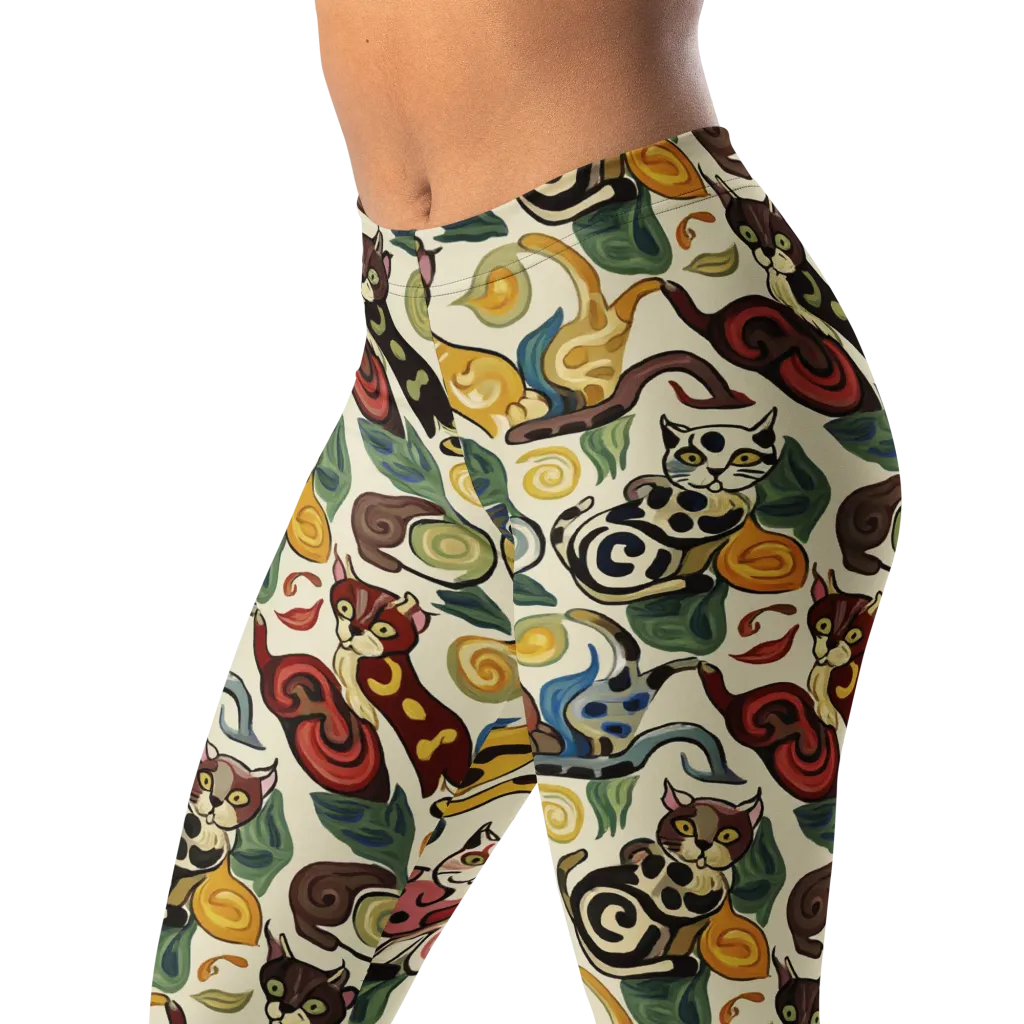 Spiral Prowl on Leggings — Left Front