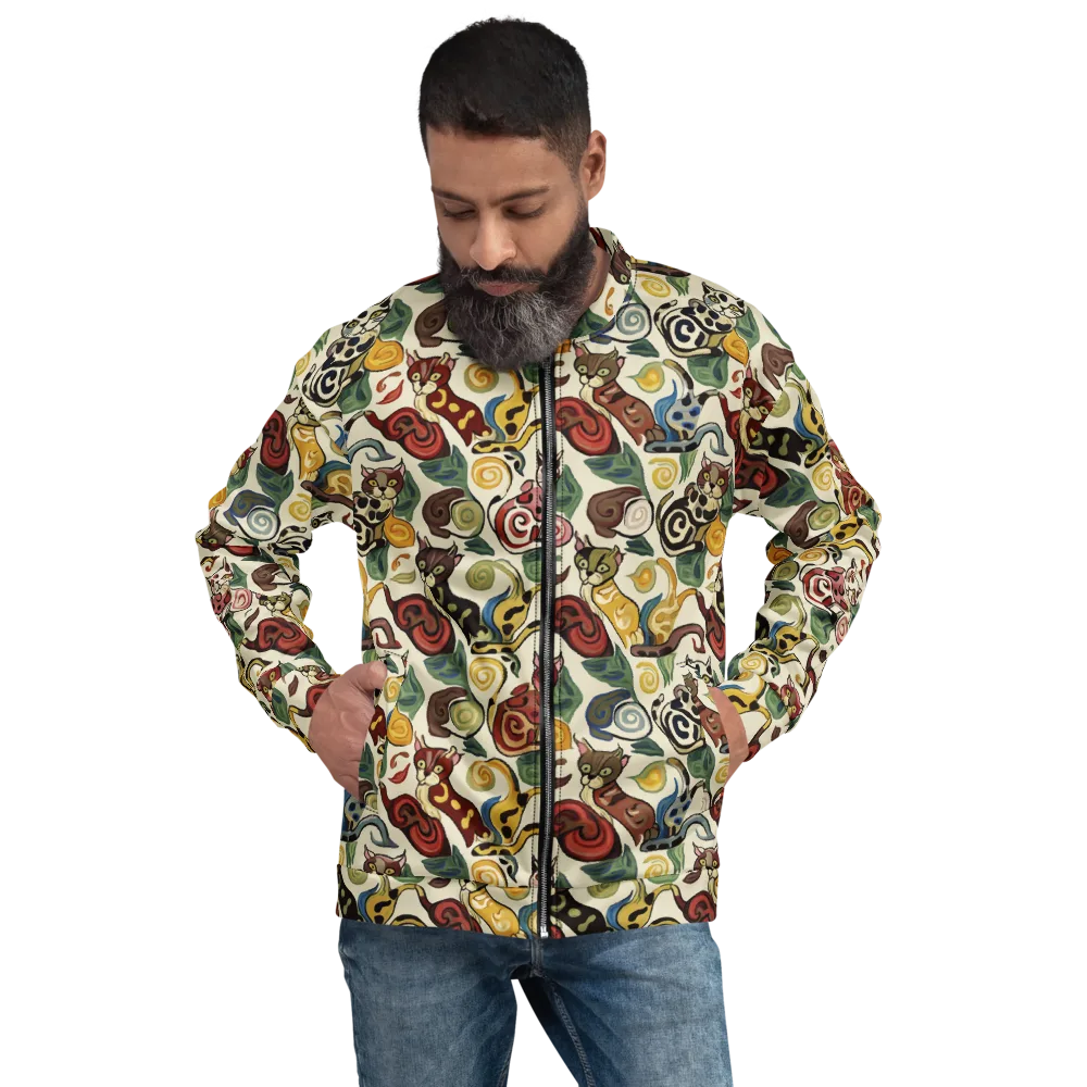 Spiral Prowl on Bomber Jacket — Front