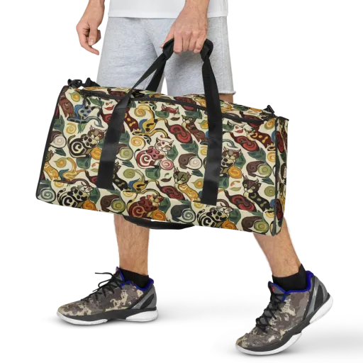 Spiral Prowl on a Duffle Bag