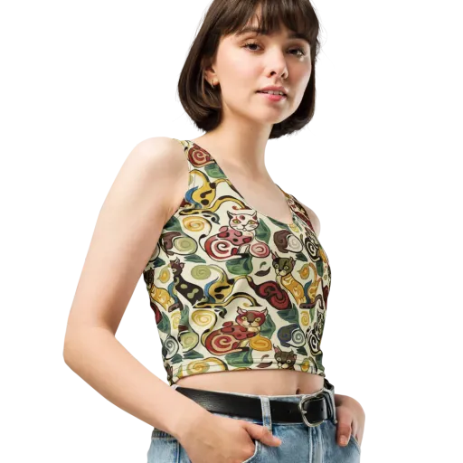 Spiral Prowl on a Crop Top