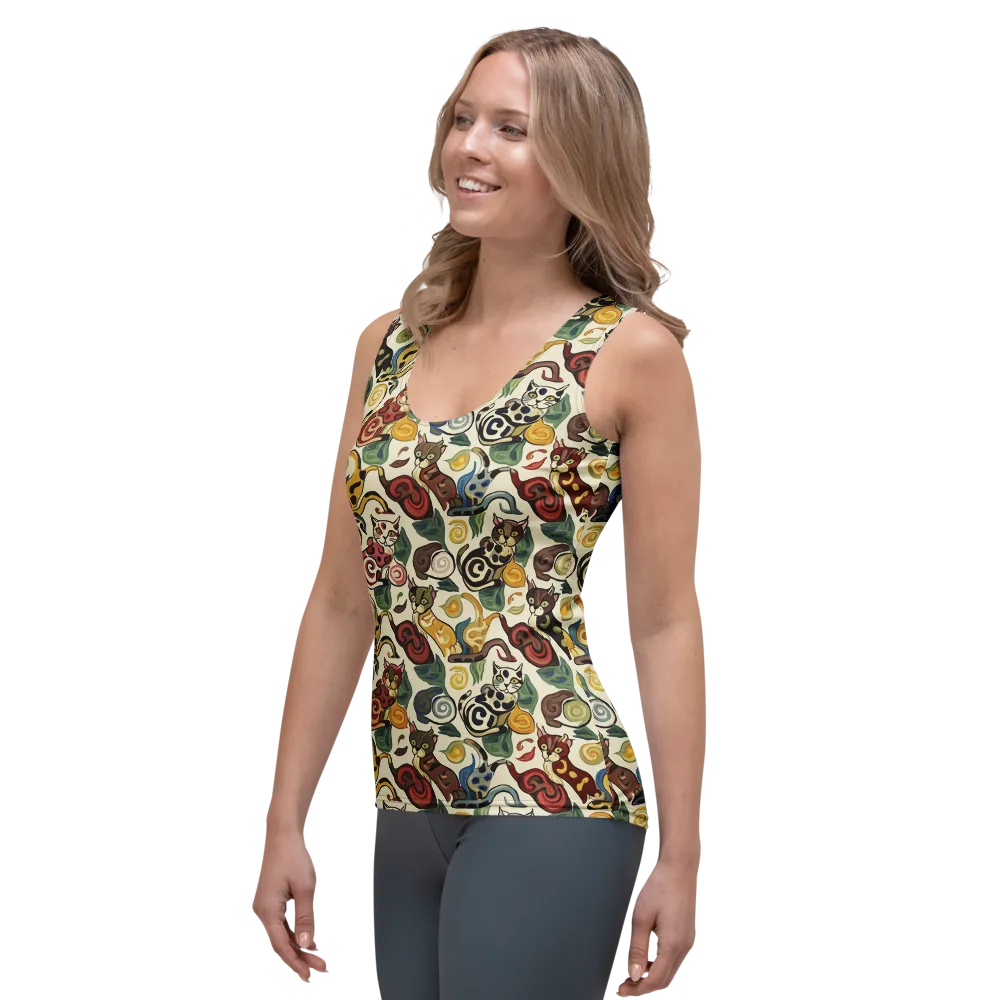 Spiral Prowl on Women's Tank Top — Left Front