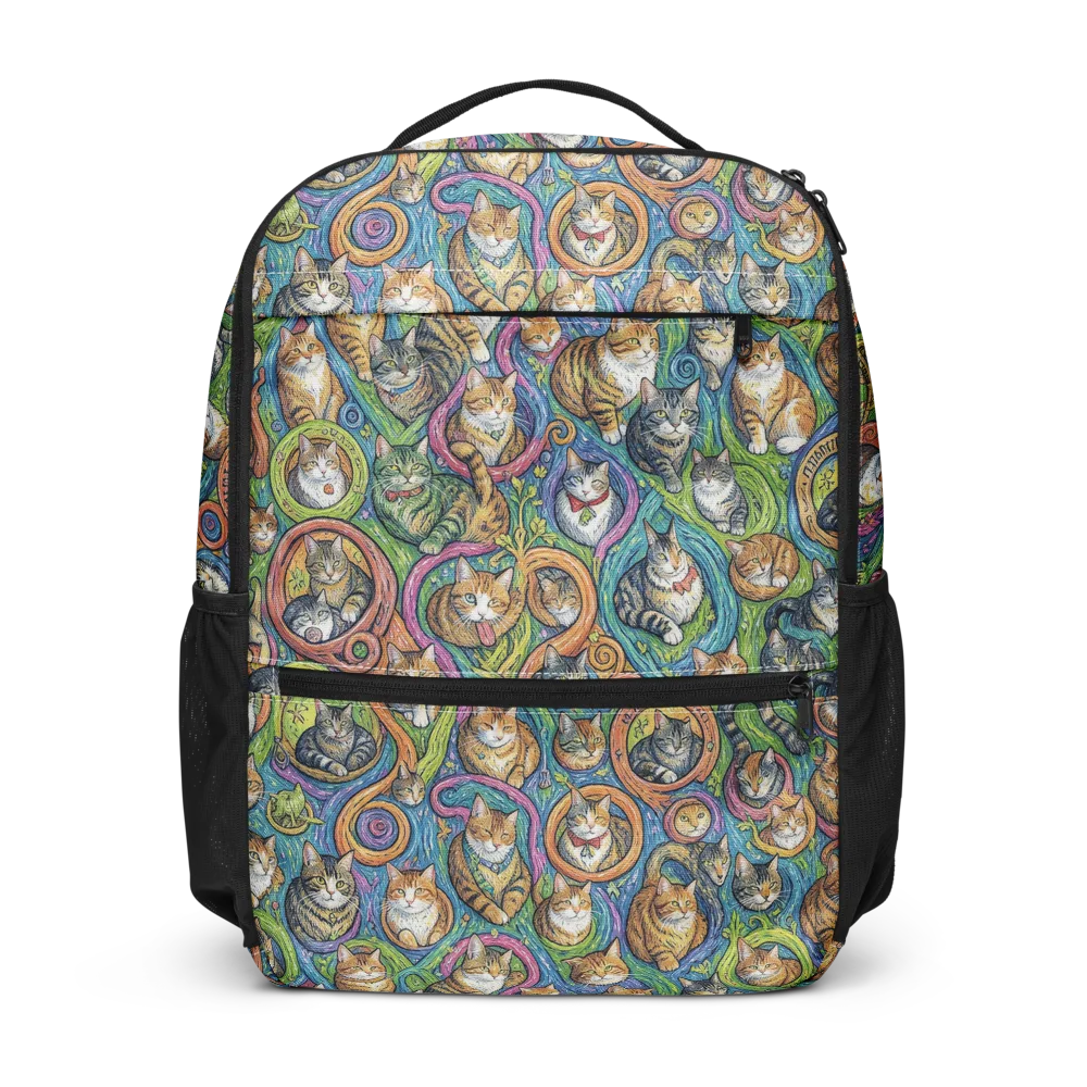 Cathedral of Cats on Utility Backpack — Front