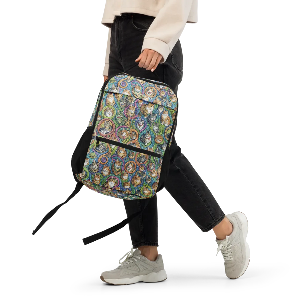 Cathedral of Cats on Utility Backpack — Front