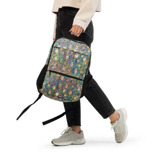 Cathedral of Cats on a Utility Backpack