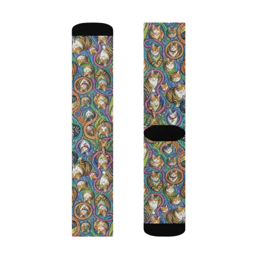 Cathedral of Cats on a Socks