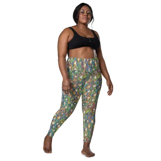 Cathedral of Cats on a Leggings with Pockets