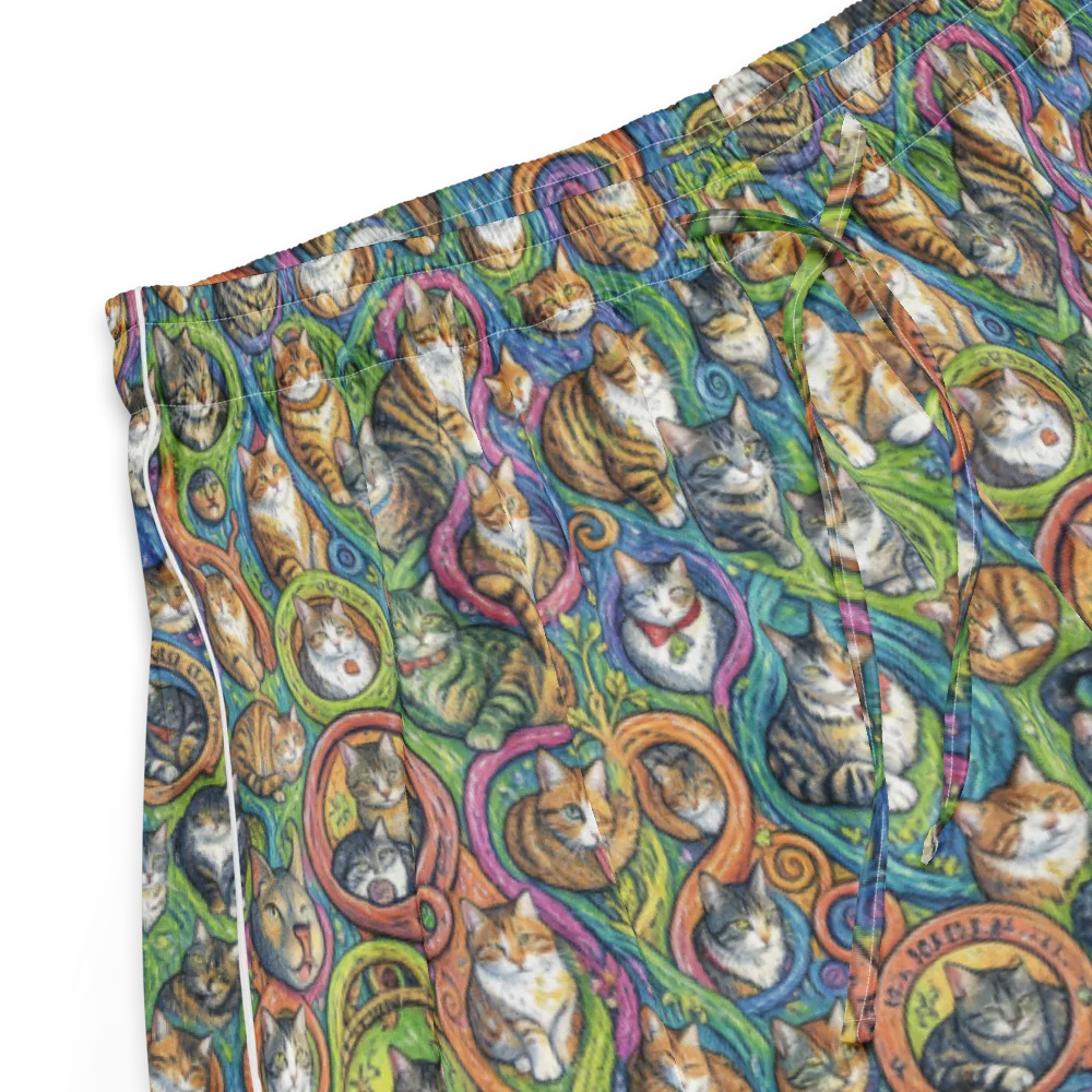 Cathedral of Cats on Women's Pajama Shorts — Product details