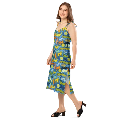 Whisker Waves on a Slip Dress